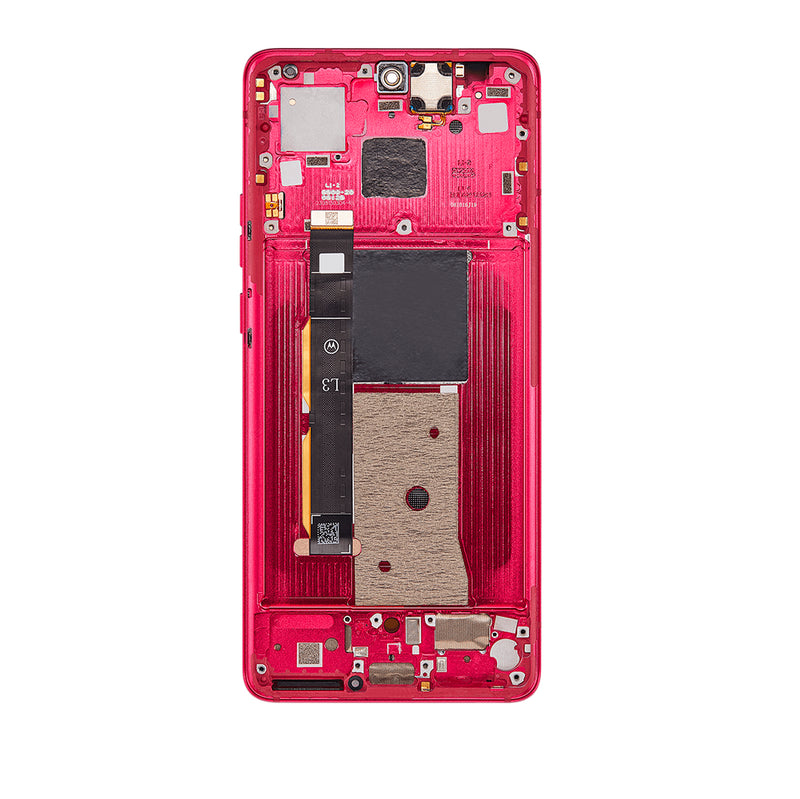 Motorola Moto Edge 40 (XT2303-3 / 2023) OLED Assembly With Frame (Refurbished) (Viva Magenta)