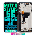 Motorola Moto G Stylus 5G (XT2517-3 /2025) / Edge 60 Stylus (XT2517-4 /2025) OLED Screen Assembly Replacement With Frame (Refurbished) (Pantone Gibraltar sea)
