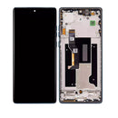 Motorola Moto Edge 50 Fusion 5G (XT2429 / 2024) OLED Assembly With Frame (Refurbished) (Forest Blue)