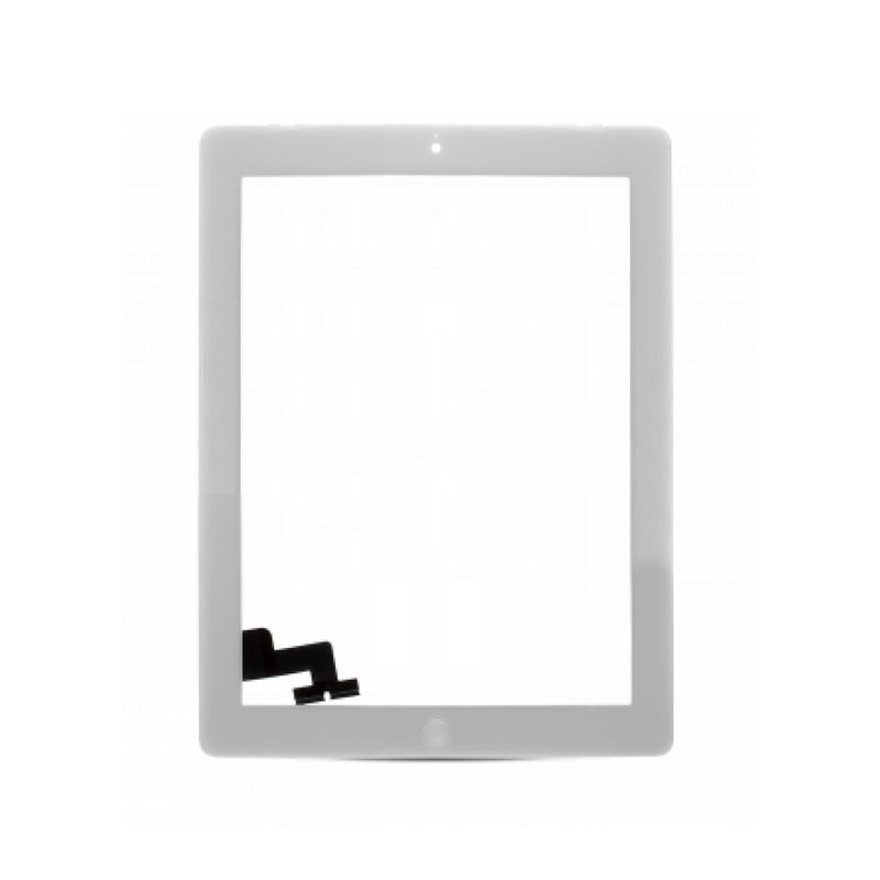 iPad 2 Digitizer Replacement (Home Button Pre-Installed) (Aftermarket Plus) (White)