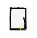 iPad 4 / iPad 3 Digitizer Replacement (Home Button Pre-Installed Compatible For iPad 4) (Aftermarket Plus) (Black)