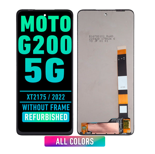Motorola Moto G200 5G (XT2175 / 2022) LCD Assembly Without Frame (Refurbished) (All Colors)