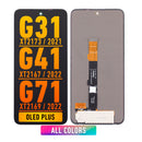 Motorola Moto G31 (XT2173 / 2021) / G41 (XT2167 / 2022) / G71 5G (XT2169 / 2022) OLED Screen Assembly Replacement Without Frame (OLED PLUS) (All Colors)