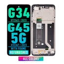 Motorola Moto G34 (XT2363 / 2023) / G45 5G (XT2369 / 2024) LCD Assembly With Frame (Refurbished) (All Colors)