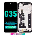 Motorola Moto G35 (XT2433 / 2024) LCD Screen Assembly Replacement With Frame (Refurbished) (All Colors)