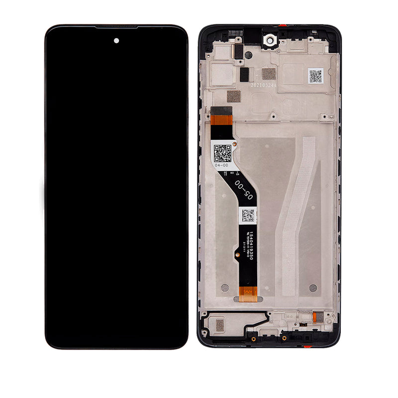 Motorola Moto G40 Fusion (XT2147-1) LCD Screen Assembly Replacement With Frame (Refurbished) (All Colors)
