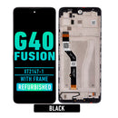 Motorola Moto G40 Fusion (XT2147-1) LCD Screen Assembly Replacement With Frame (Refurbished) (All Colors)