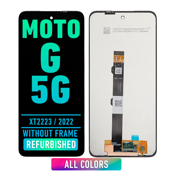 Motorola Moto G 5G (XT2213 / 2022) LCD Screen Assembly Replacement Without Frame (Refurbished) (All Colors)