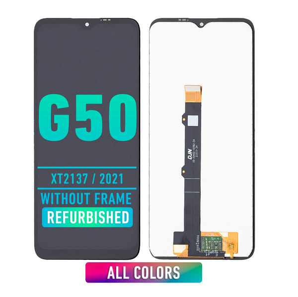 Motorola Moto G50 (XT2137 / 2021) LCD Screen Assembly Replacement Without Frame (Refurbished) (All Colors)