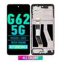 Motorola Moto G62 5G (XT2223 / 2022) LCD Screen Assembly Replacement With Frame (Refurbished) (All Colors)