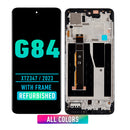 Moto G84 (XT2347 / 2023) OLED Screen Assembly Replacement With Frame (Refurbished) (All Colors)