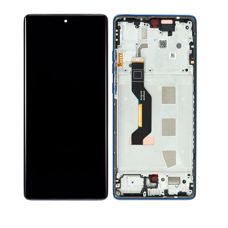Motorola Moto G85 (XT2427-3 / 2024) OLED Assembly With Frame (Refurbished) (Cobalt Blue)