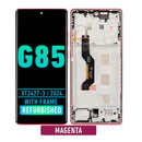 Motorola Moto G85 (XT2427-3 / 2024) OLED Assembly With Frame (Refurbished) (Magenta)