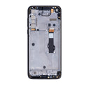 Motorola Moto G8 Power (XT2041-1 / XT2041-3) LCD Screen Assembly Replacement With Frame (Refurbished) (Smoke Black)