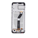 Motorola Moto G8 Power Lite (XT2055) LCD Screen Assembly Replacement With Frame (Refurbished) (Black)