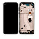 Moto G Power (XT2041-4 / XT2041-6 / XT2041-7 / XT2041DL / 2020) LCD Screen Assembly Replacement With Frame (Refurbished) (Smoke Black)