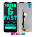Motorola Moto G Fast (XT2045-3 / 2020) LCD Screen Assembly Replacement Without Frame (Refurbished) (All Colors)