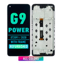 Motorola Moto G9 Power (XT2091 / 2020) LCD Screen Assembly Replacement With Frame (Refurbished) (All Colors)
