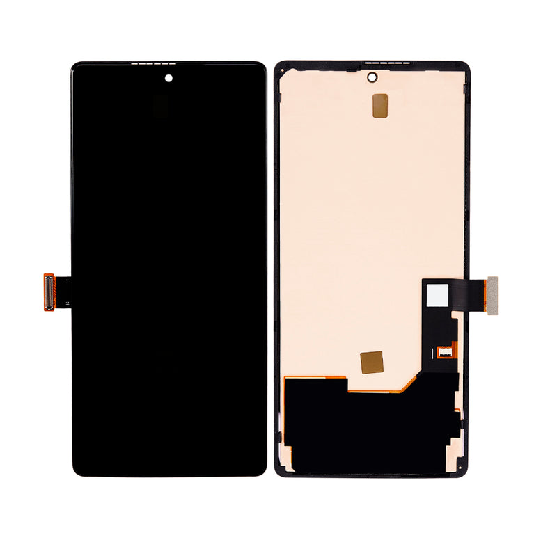 Google Pixel 6 OLED Screen Assembly Replacement With Frame (Without Finger Print Sensor) (Oled Plus) (Black)