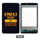 LG G Pad 8.3 (V500) LCD Screen Assembly Replacement With Digitizer Without Frame (Wifi Version)  (Black)