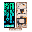 Motorola Razr Ultra 2025 (XT2551 / 2025) / Razr 60 Ultra (XT2551 / 2025) OLED Assembly With Frame (Refurbished) (Mountain Trail)