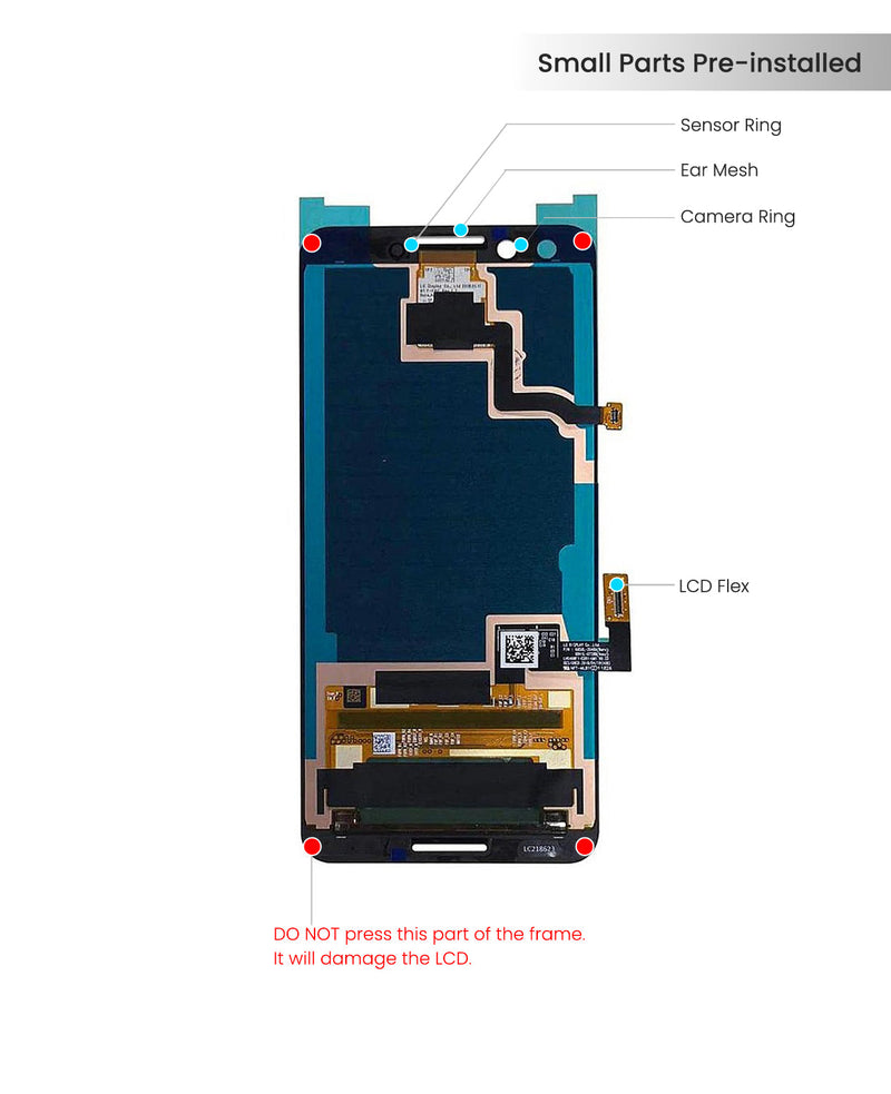 Google Pixel 3 G013A LCD Screen Replacement