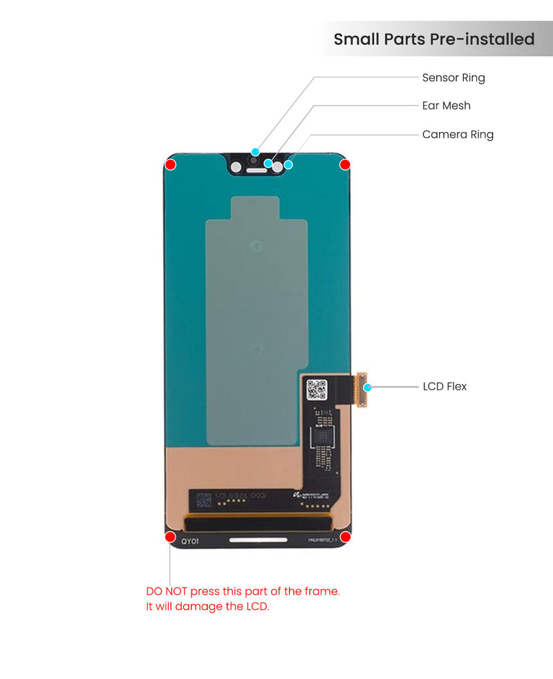 Google Pixel 3 XL G013C LCD Screen Replacement