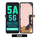 Google Pixel 5A 5G OLED Screen Assembly Replacement With Frame (Refurbished) (Black)