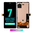 Google Pixel 7 OLED Screen Assembly Replacement With Frame (With Finger Print Scanner) (Refurbished) (All Colors)