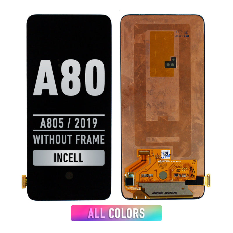 Samsung Galaxy A80 (A805 / 2019) LCD Screen Assembly Replacement Without Frame (Aftermarket Incell)