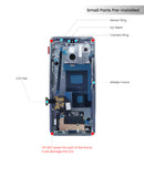 LG G7 ThinQ / G7 Plus / G7 One LCD Screen Assembly Replacement With Frame (Raspberry Rose)