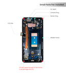 LG G8X ThinQ / V50S ThinQ 5G LCD Screen Assembly Replacement With Frame (Aurora Black)