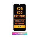 LG K20 (2020) / K22 / K22 PLUS (K220) LCD Screen Assembly Replacement With Frame