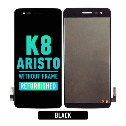 LG K8 (2017) / LG Aristo LCD Screen Assembly Replacement Without Frame (US Version) (Refurbished) (Black)