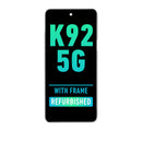 LG K92 5G (2020) LCD Screen Assembly Replacement With Frame (Refurbished) (Titan Gray)