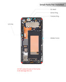 LG V50 ThinQ LCD Screen Assembly Replacement With Frame (US Version) (Black)