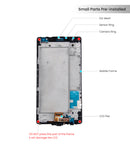 LG X Power (K220 / K210) LCD Screen Assembly Replacement With Frame (Black)