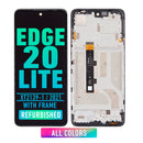 Motorola Edge 20 Lite (XT2139-1 / 2021) OLED Assembly With Frame (Refurbished) (All Colors)