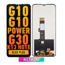 Motorola Moto G10 (XT2127-2 / 2021) / G10 Power (XT2127-4 / 2021) / G30 (XT2129 / 2021) LCD Screen Assembly Replacement Without Frame (OLED PLUS) (All Colors)