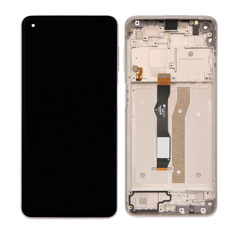 Motorola Moto G Power (XT2117 / 2021) LCD Assembly With Frame (Refurbished) (Polar Silver)