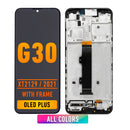Motorola Moto G30 (XT2129 / 2021) LCD Screen Assembly Replacement With Frame (OLED PLUS) (All Colors)