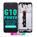 Motorola Moto G10 Power (XT2127-4 / 2021) LCD Screen Assembly Replacement With Frame (Refurbished) (All Colors)