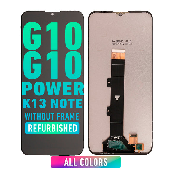 Motorola Moto G10 (XT2127-2 / 2021) / G10 Power (XT2127-4 / 2021) LCD Screen Assembly Replacement Without Frame (Refurbished) (All Colors)