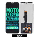 Moto E7 Power (XT2097-6 / 2021) / Moto E7i Power (XT2097-14 / 2021) LCD Screen Assembly Replacement Without Frame (Refurbished) (Black)