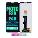 Motorola Moto E40 (XT2159 / 2021) E30 (XT2158-6 / 2021) LCD Screen Assembly Replacement Without Frame (Refurbished) (All Colors)