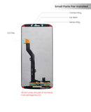 Motorola Moto G6 Play (XT1922-6-7-9) LCD Screen Assembly Replacement Without Frame (USA Version) (Gold)