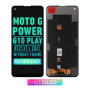 Motorola Moto G Power / G10 PLAY (XT2117 / 2021) LCD Screen Assembly Replacement Without Frame (Refurbished) (All Colors)