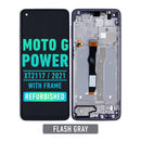 Motorola Moto G Power (XT2117 / 2021) LCD Assembly With Frame (Refurbished) (Flash Gray)