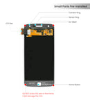 Motorola Moto Z Play Droid (XT1635-01) LCD Screen Assembly Replacement Without Frame (Refurbished) (Black)