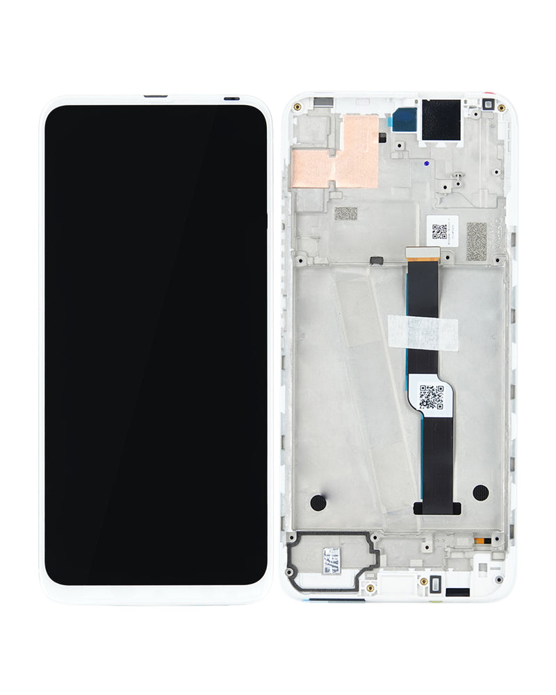 Motorola One Fusion Plus (XT2067 / 2020) LCD Screen Assembly Replacement With Frame (Refurbished) (Moonlight White)